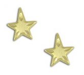 Estrela folheado a ouro
